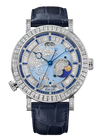 Breguet Classique “Hora Mundi”  Asia-Oceania Platinum & Diamonds & Sapphires Men's Watch