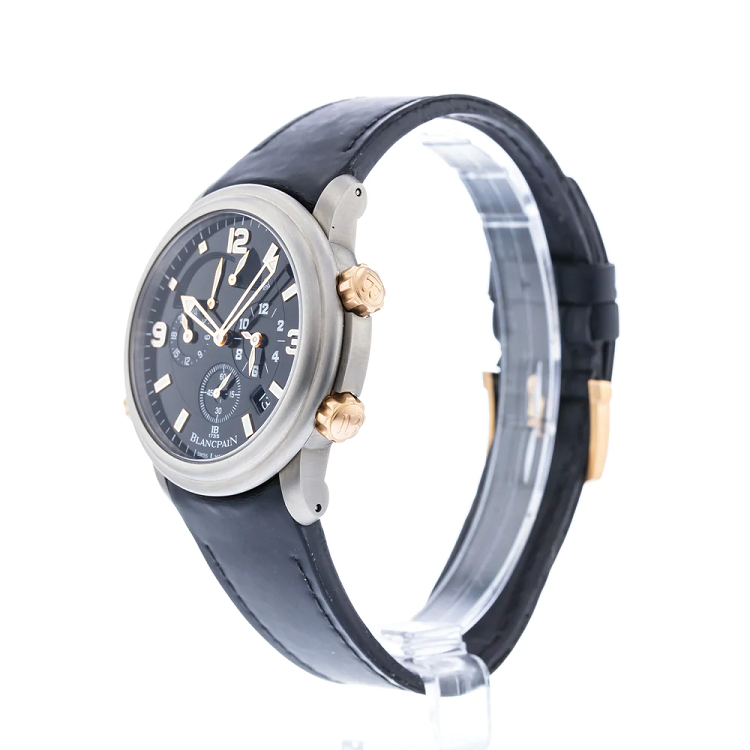 Blancpain Léman Réveil Alarm GMT Titanium & Rose Gold Men's Watch