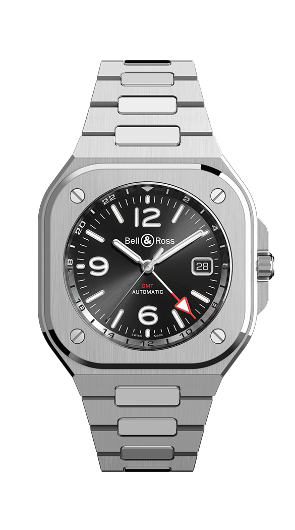 Bell & Ross Instruments BR 05 GMT Steel Men`s Watch