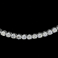 5.2 Carat Round Lab Grown Diamond Tennis Necklace