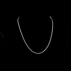 5.2 Carat Round Lab Grown Diamond Tennis Necklace