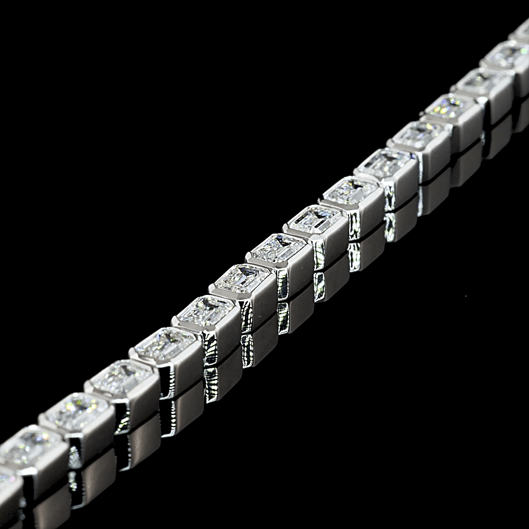 5.5 Carat Lab Grown Diamond Tennis Necklace