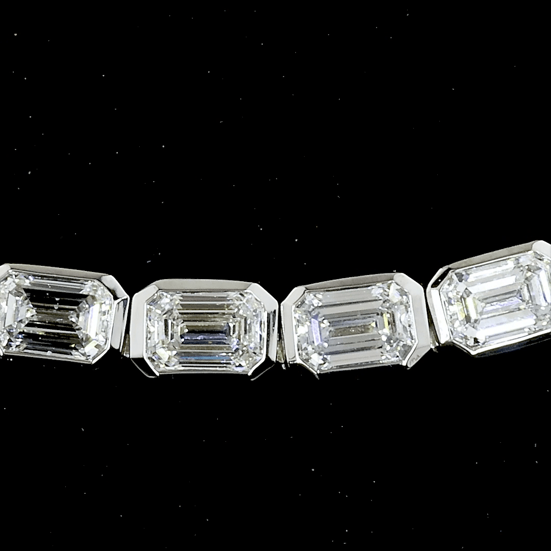 5.5 Carat Lab Grown Diamond Tennis Necklace