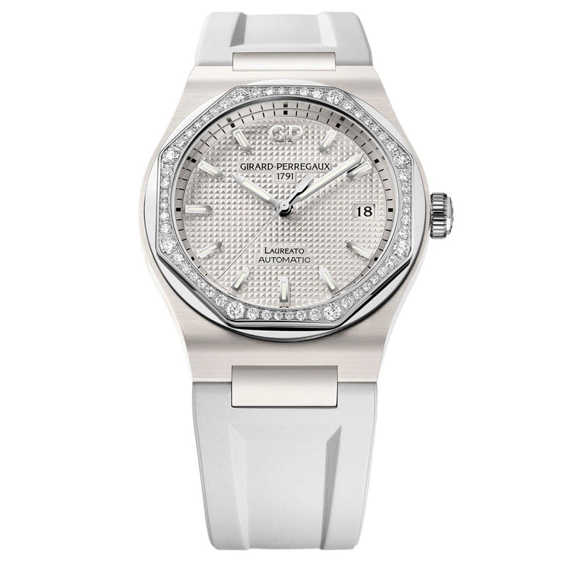 Girard-Perregaux Laureato 38mm Ceramic Diamonds 81005D82A732-FK7A