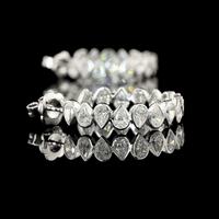 5.7 Carat Lab Grown Diamond Hoop Earrings