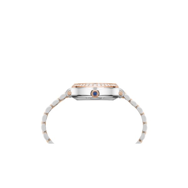 Chopard Happy Sport Oval Stainless Steel and 18K Rose Gold& Diamonds Ladies Watch