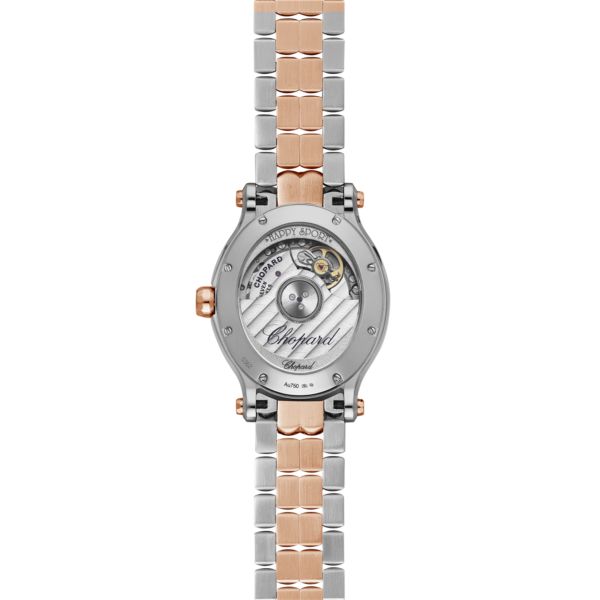 Chopard Happy Sport Oval Stainless Steel and Ethical Rose Gold & Diamonds Ladies Watch