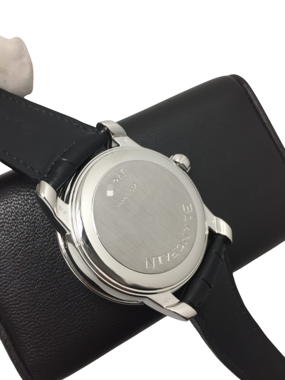 Blancpain Le Brassus GMT Moon Phase Calendar Platinum Men's Watch
