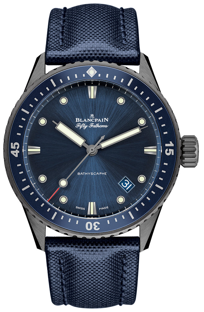 Blancpain Fifty Fathoms Bathyscaphe Ceramic Men's Watch