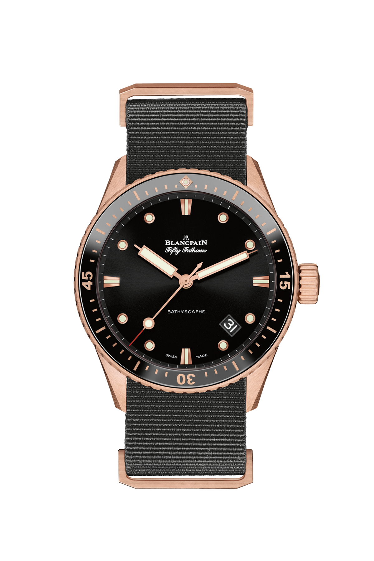 Blancpain Fifty Fathoms Bathyscaphe 5000 36S30 NABA