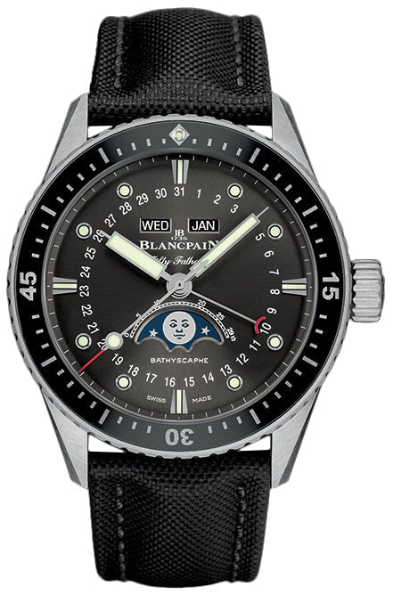 Blancpain Fifty Fathoms Bathyscaphe Stainless Steel Men's Watch