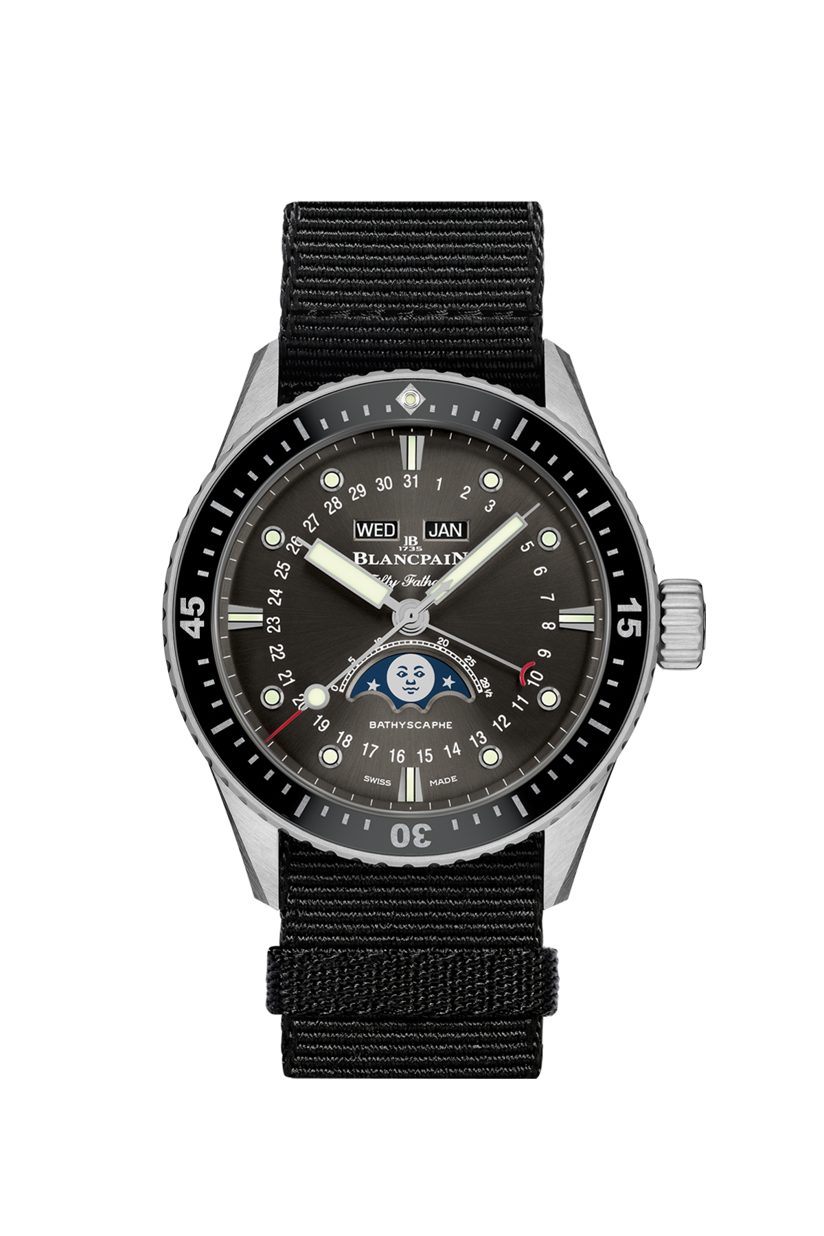 Blancpain Bathyscaphe Quantième Complet Phases de Lune 5054 1110 NABA