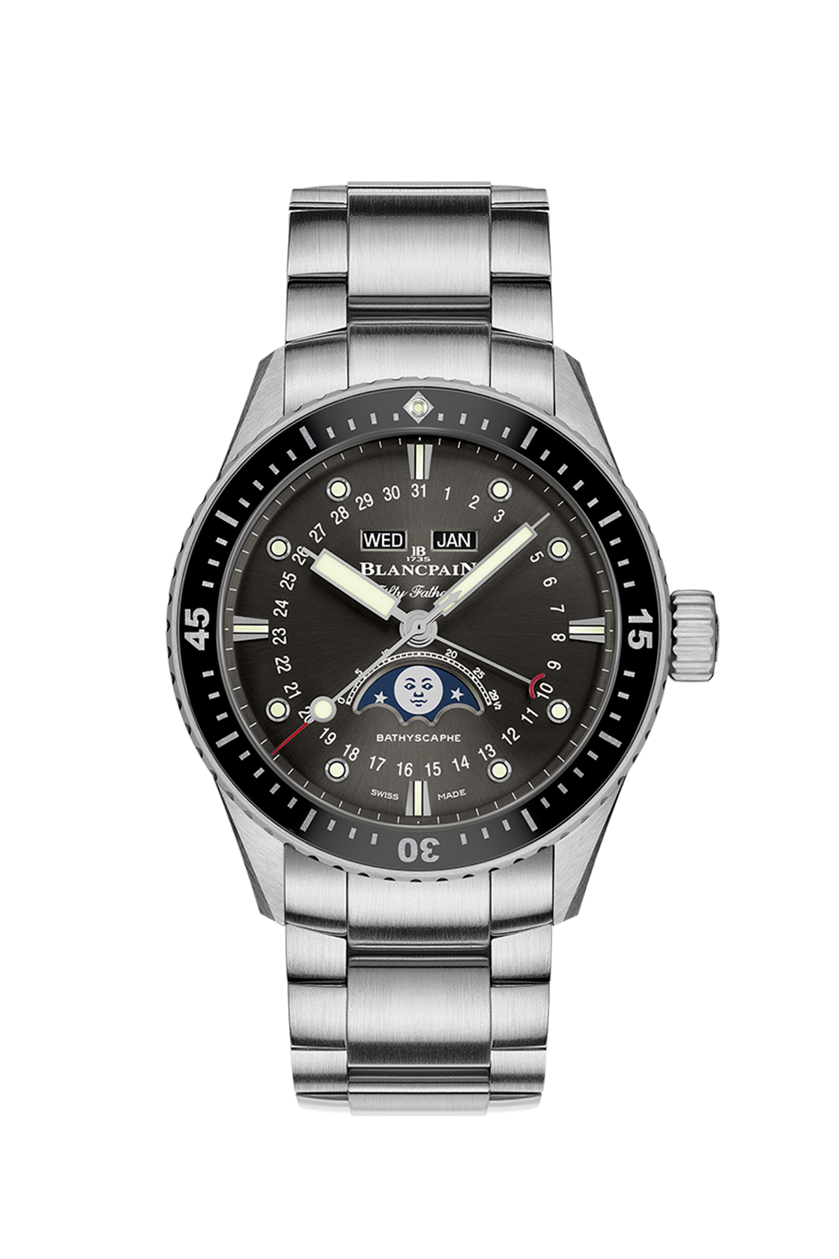 Blancpain Bathyscaphe Quantième Complet Phases de Lune