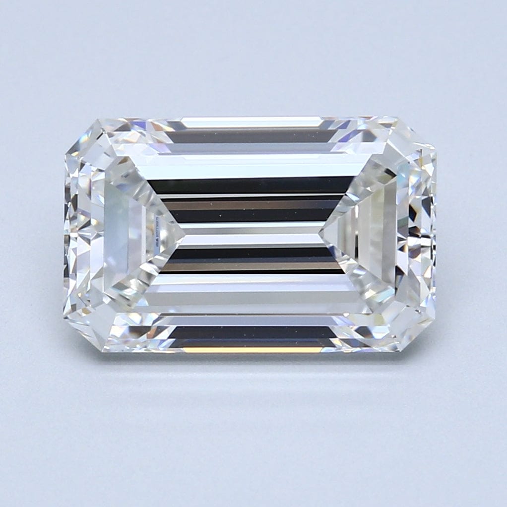 5.08 Carat F VS2 Emerald Diamond