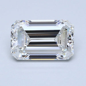 5.08 Carat F VS2 Emerald Diamond