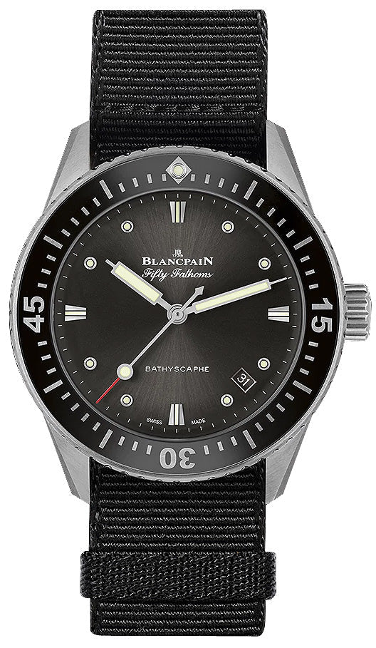 Blancpain Fifty Fathoms Bathyscaphe Stainless Steel Men's Watch