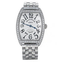 Franck Muller Cintree Curvex Classic 29mm Stainless Steel Diamonds 7502QZDPACBACE