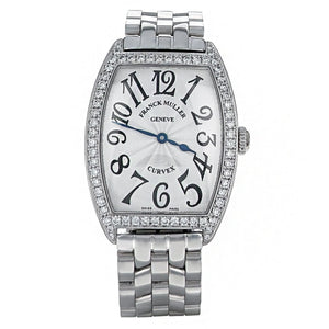 Franck Muller Cintree Curvex Classic 29mm Stainless Steel Diamonds 7502QZDPACBACE
