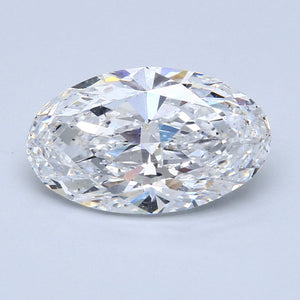 5.18 Carat D SI2 Oval Diamond
