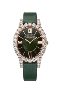Chopard L’Heure Du Diamant Oval 18K Rose Gold & Diamonds Ladies Watch