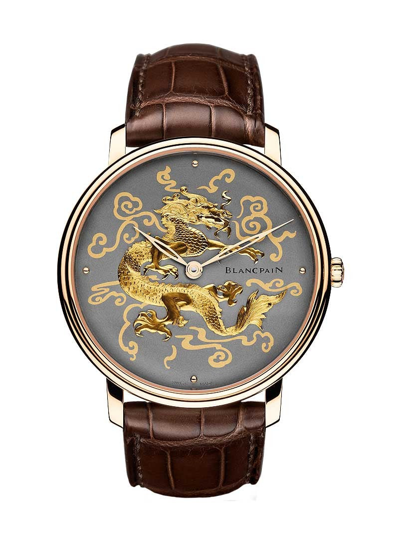 Blancpain Métiers d'Art Damasquinee 18K Red Gold Men's Watch