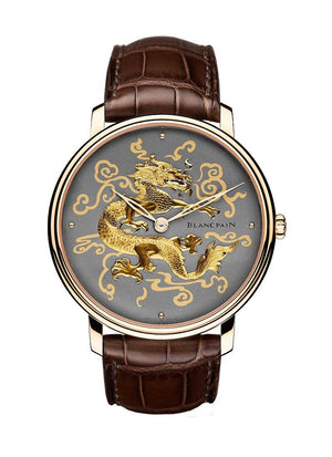 Blancpain Métiers d'Art Damasquinee 18K Red Gold Men's Watch