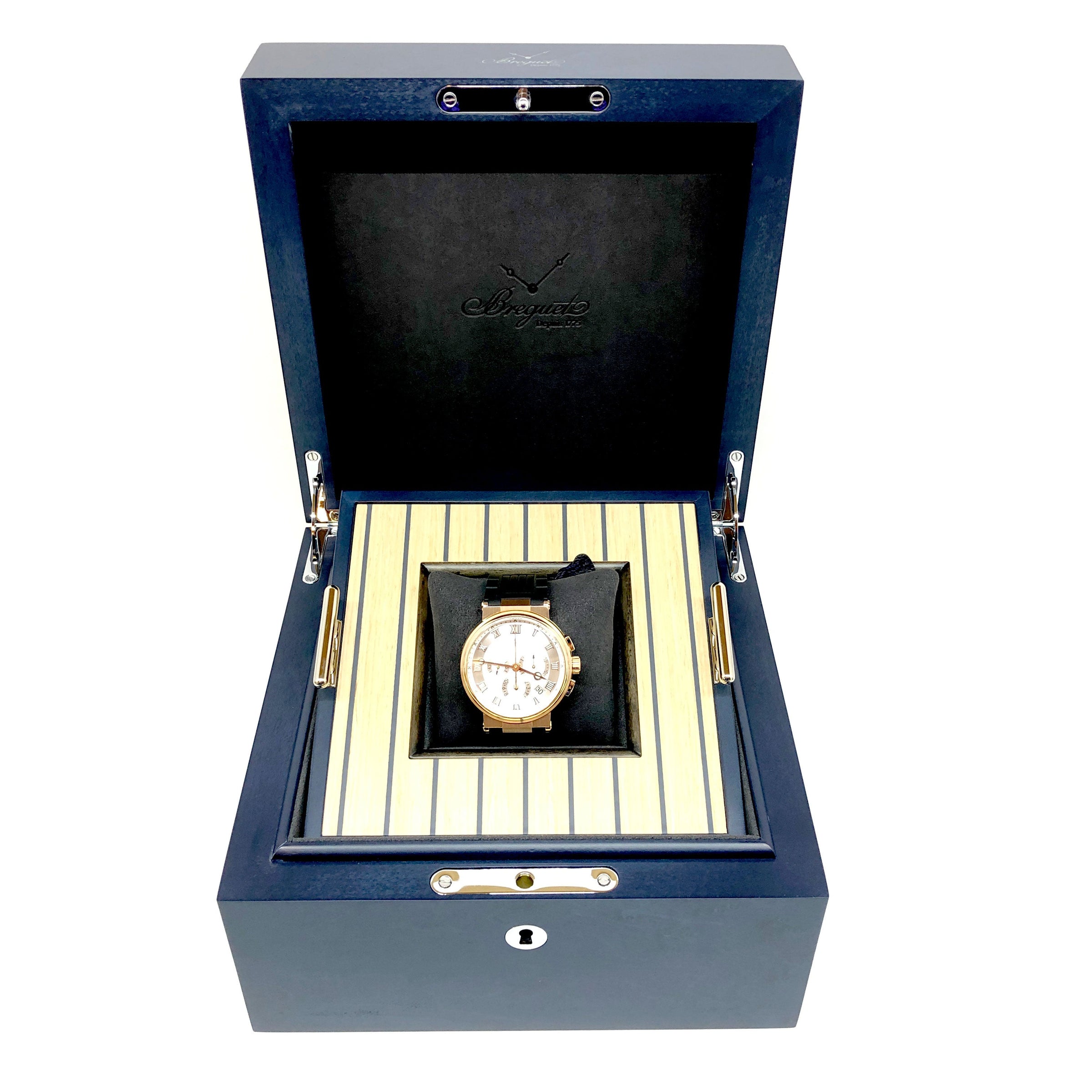 Breguet Marine 5527 Chronograph 18K Rose Gold Men's Watch