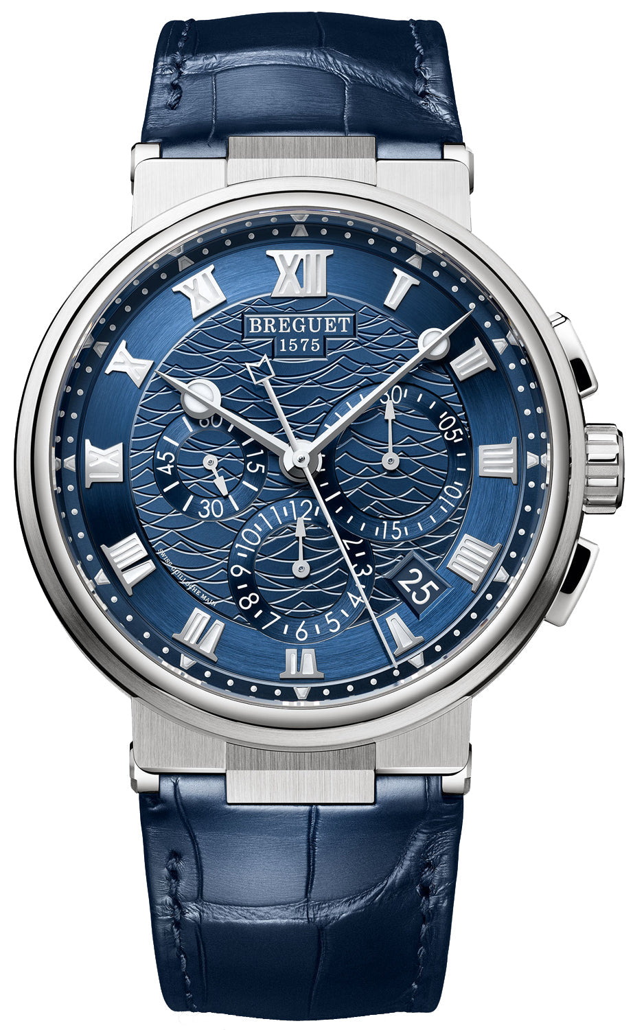 Breguet Marine 5527 Chronograph 18K White Gold Men's Watch