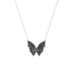 Black Diamond Fly by Night Pave Mini Necklace