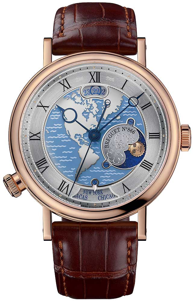 Breguet Hora Mundi 5717 18K Rose Gold Men's Watch