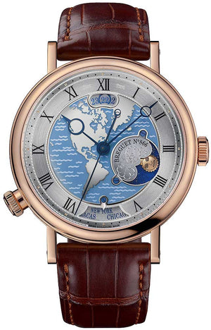 Breguet Hora Mundi 5717 18K Rose Gold Men's Watch