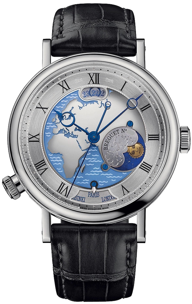 Breguet Hora Mundi 5717 Platinum Men's Watch