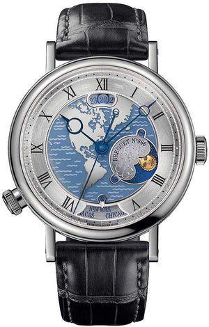 Breguet Hora Mundi 5717 Platinum Men's Watch