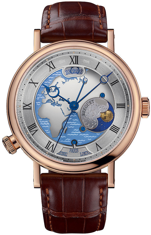 Breguet Classique Hora Mundi "Europe" 18K Rose Gold Men's Watch