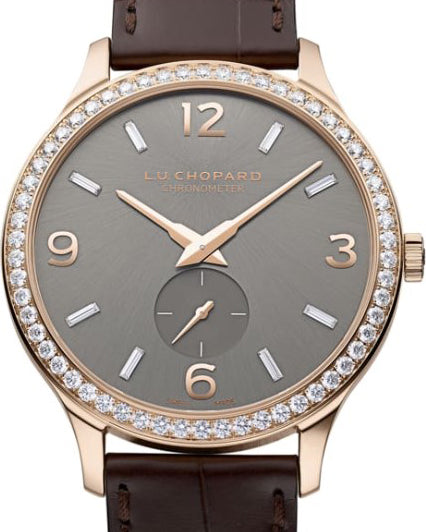 Chopard L.U.C XPS Elegance Ethical 18K Rose Gold & Diamonds Men`s Watch