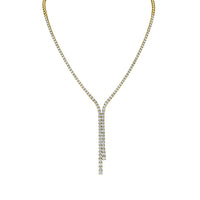 Graduated Round Brilliant Diamonds Lariat