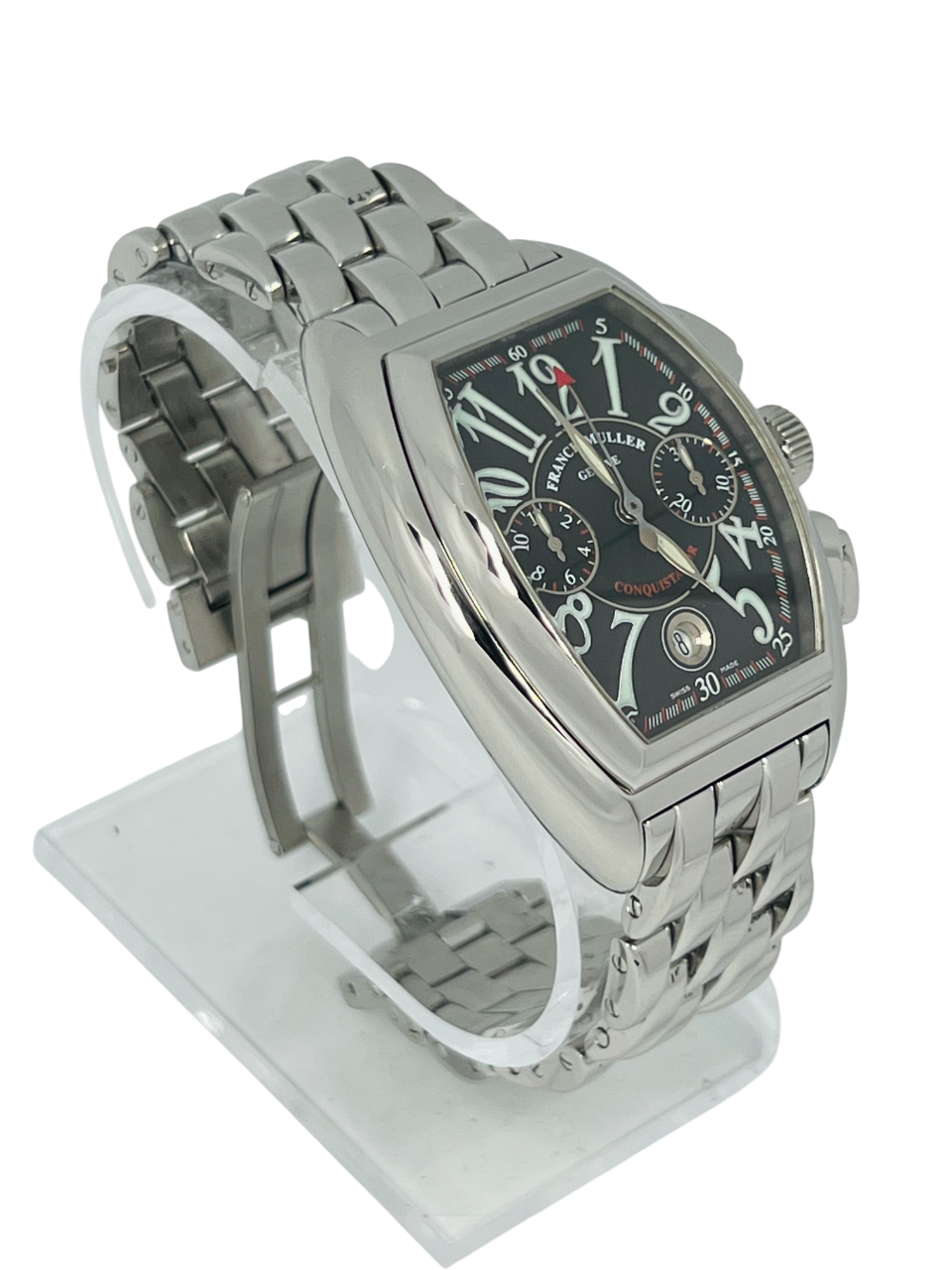Franck Muller Conquistador Chronograph Stainless Steel Men's Watch