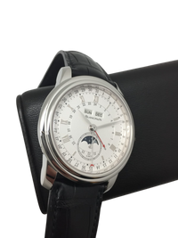 Blancpain Le Brassus GMT Moon Phase Calendar Platinum Men's Watch
