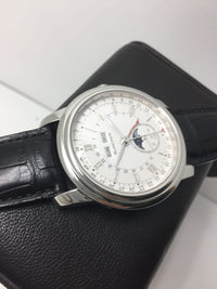 Blancpain Le Brassus GMT Moon Phase Calendar Platinum Men's Watch
