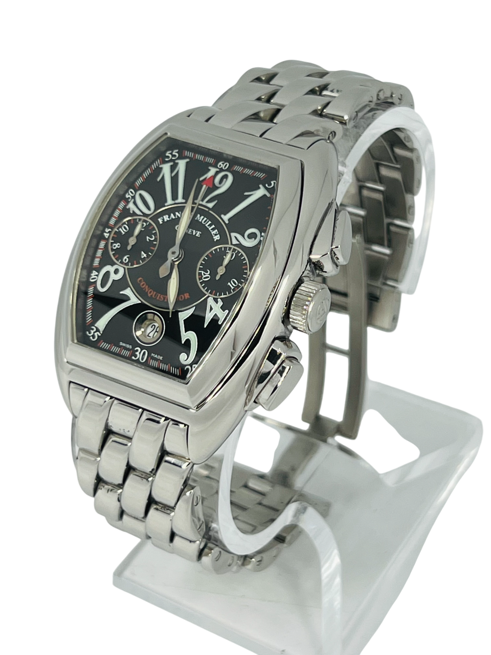 Franck Muller Conquistador Chronograph Stainless Steel Men's Watch