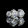 6.2 Carat Lab Grown Diamond Stud Earrings