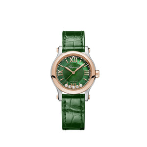 Chopard Happy Sport Stainlees steel & 18K Rose Gold & Diamonds Ladies Watch