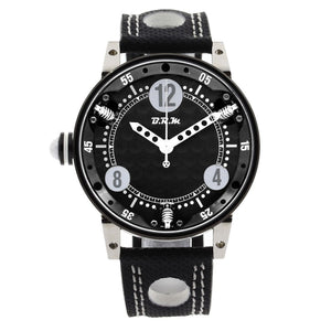 B.R.M Chronographes Golf 44mm Black PVD Stainless Steel GF6-44-SA-N-AG