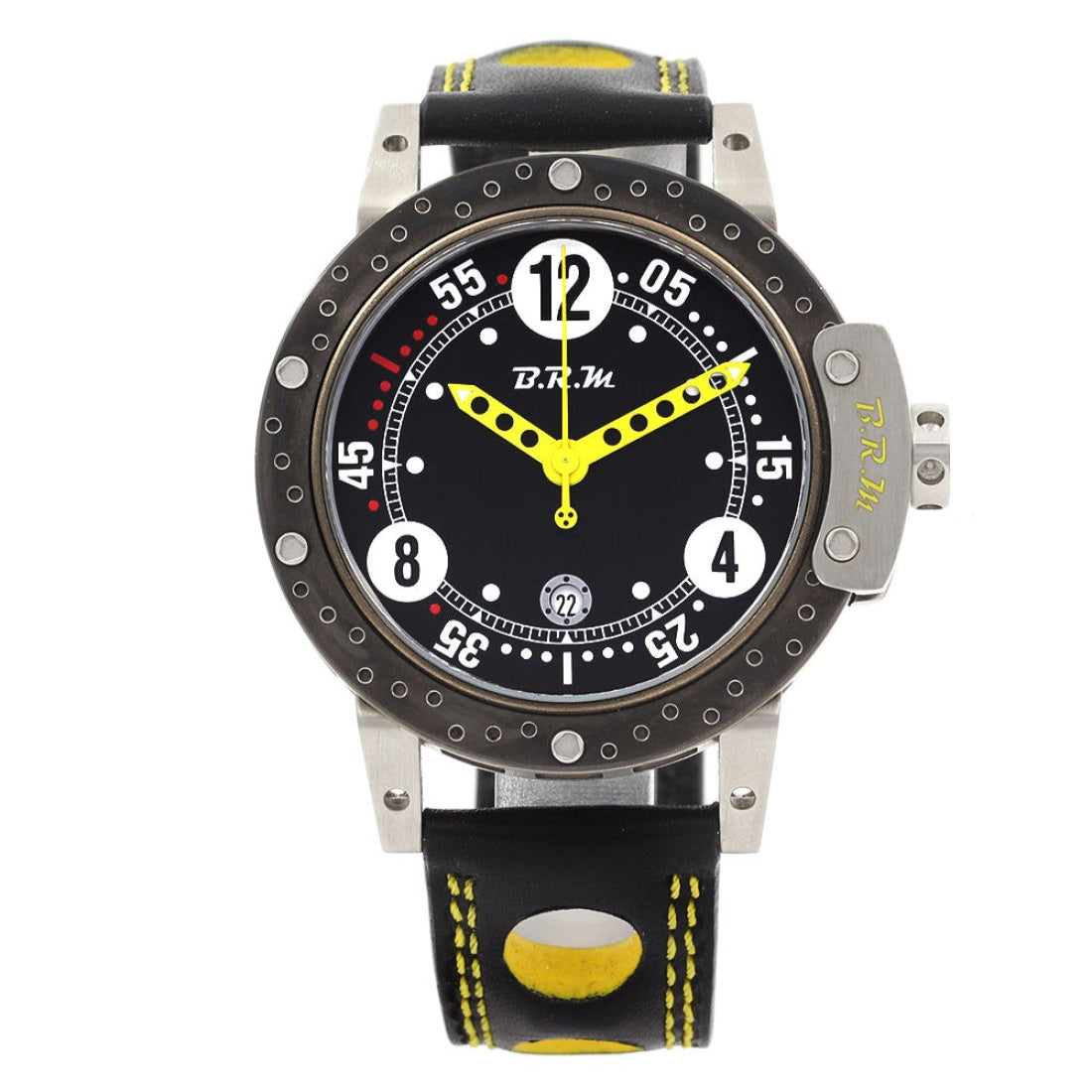 B.R.M Chronographes Racing 44mm Titanium Stainless Steel DDF6-44-AJ