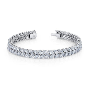 Marquise Cut Diamond Bracelet