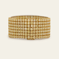 66.43 Carat Yellow Diamond Bracelet