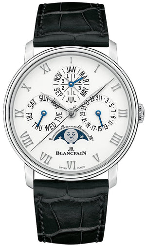 Blancpain Villeret Quantieme Perpetuel Stainless Steel Men's Watch