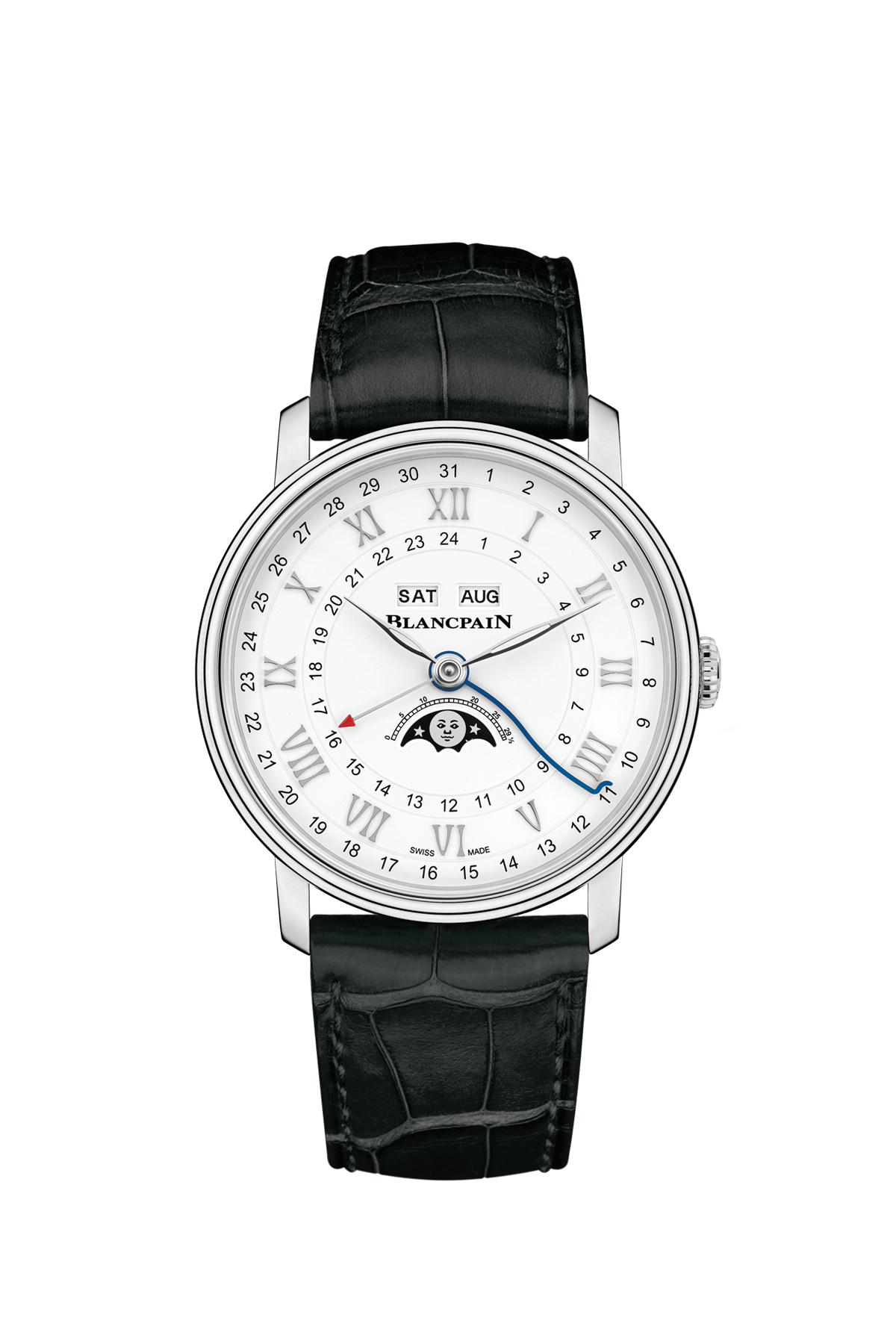 Blancpain Quantième Complet Phases de Lune GMT
