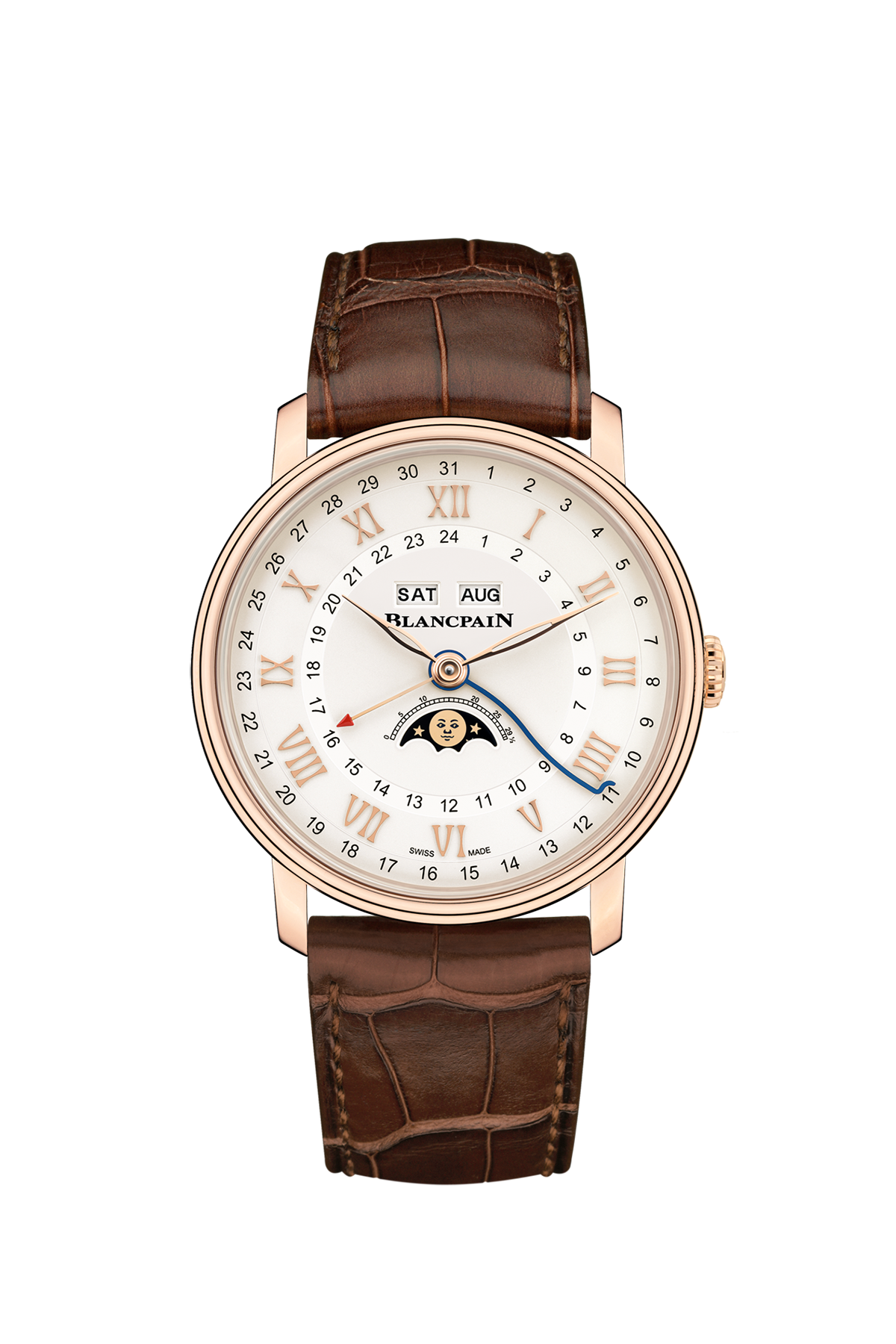 Blancpain Quantième Complet Phases de Lune GMT