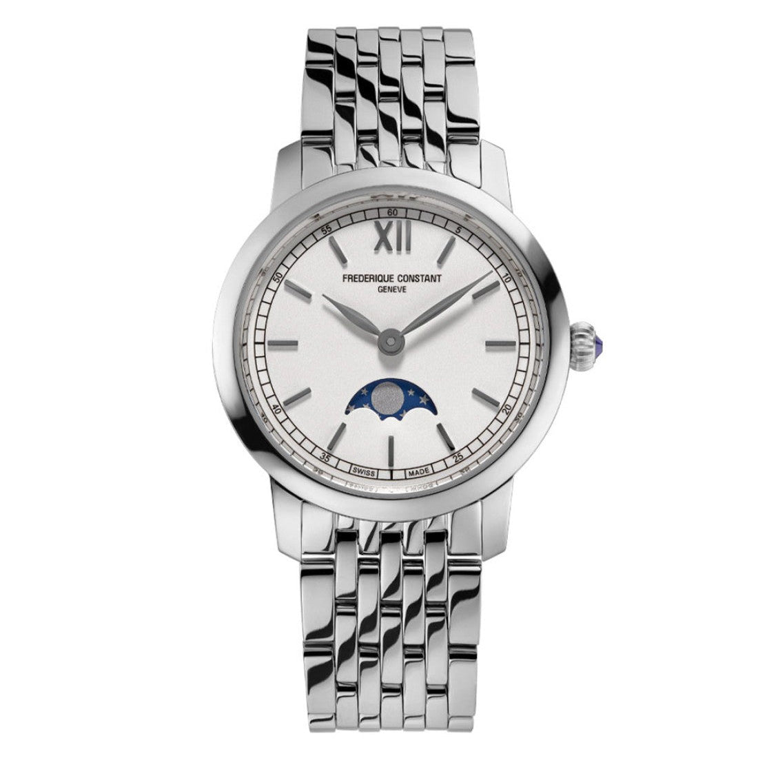Frederique Constant Slimline Ladies Moonphase Manufacture FC-206SW1S6B